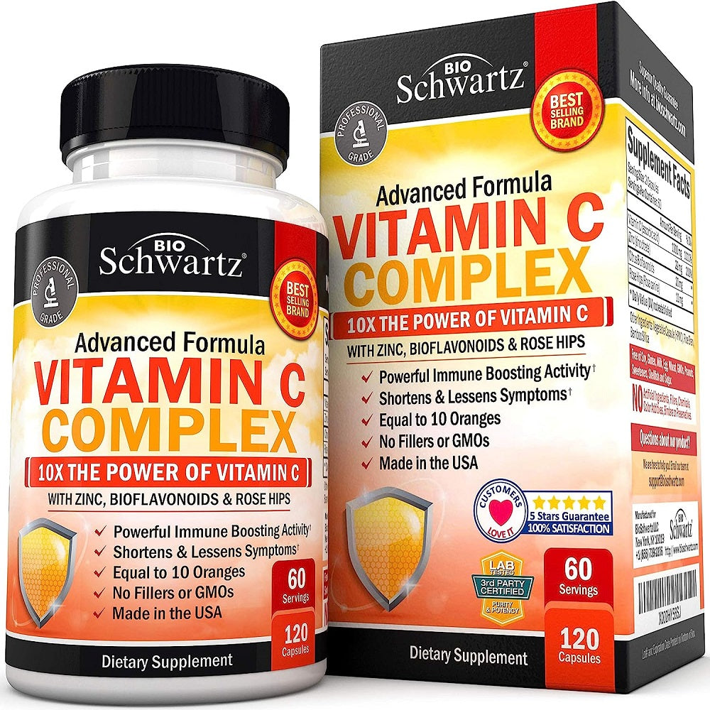 BioSchwartz Vitamin C Complex 1000 mg 120 Capsules