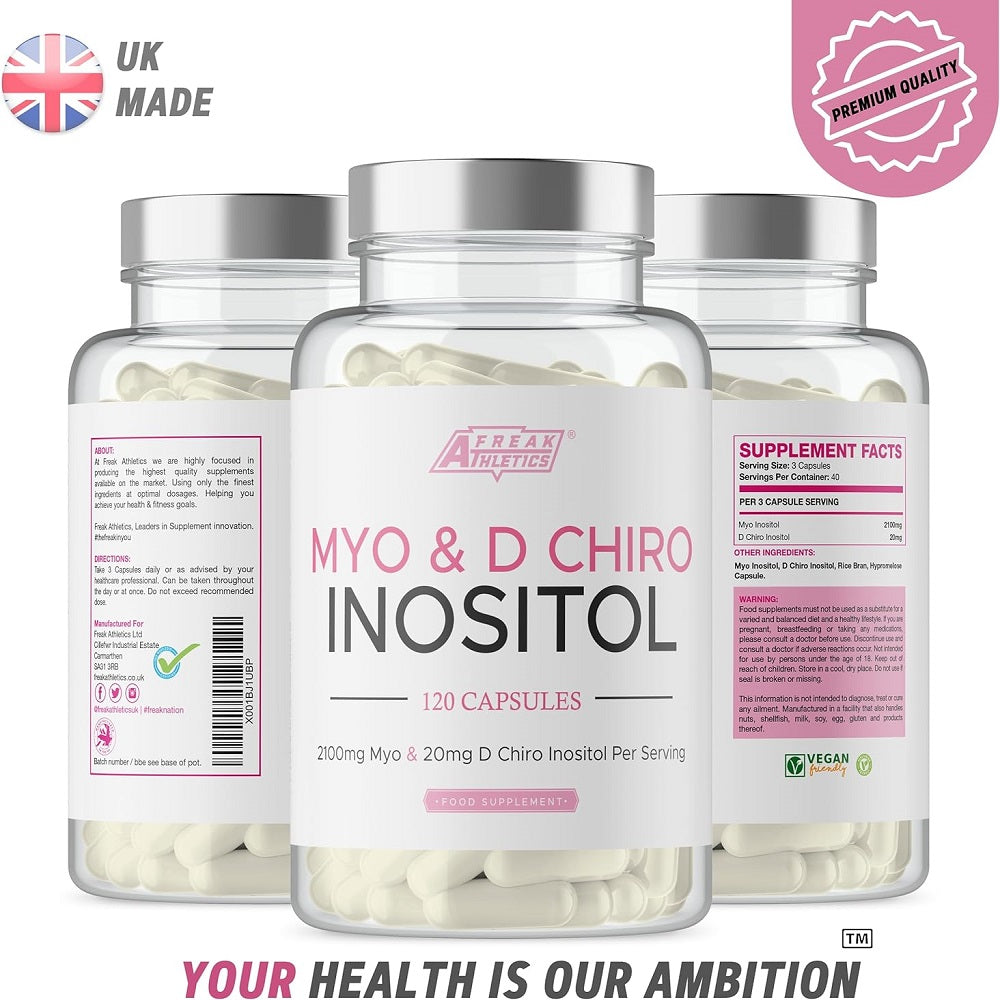 إينوزيتول ميو ودي-كايرو 120 كبسولة من فريك أثليتيكس