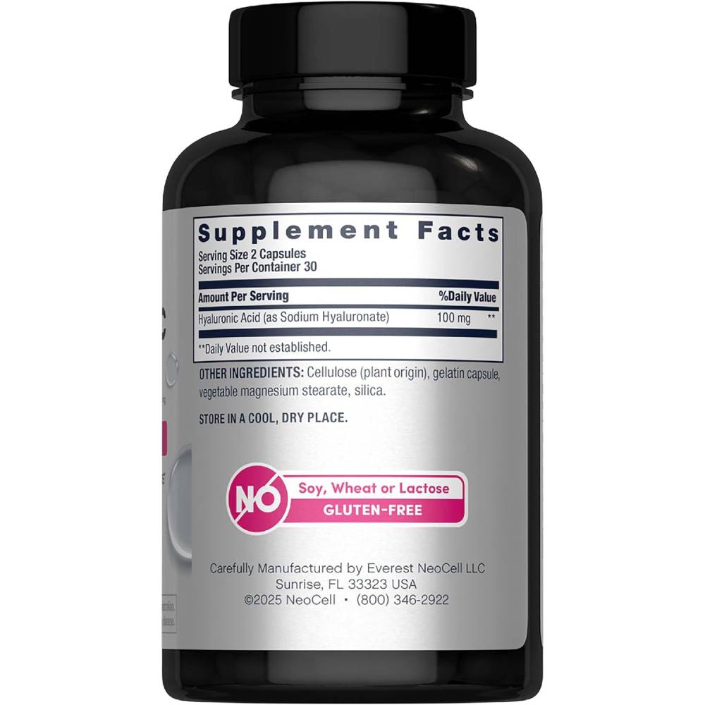 حمض الهيالورونيك 100 مجم 60 كبسولة من نيوسيل
