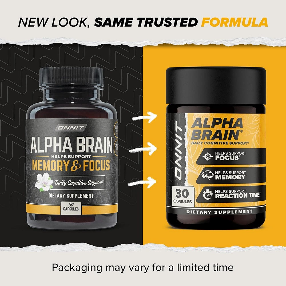 Onnit Alpha Brain – 30 Capsules