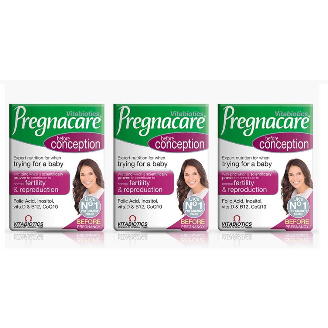 Vitabiotics Pregnacare Conception 30 Tablets – 3 Pack Offer