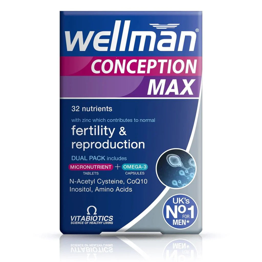 Vitabiotics Wellman Conception Max 84 Tablets/Capsules