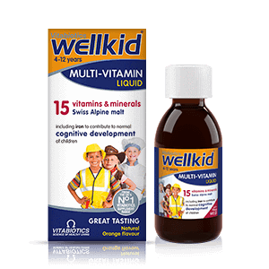 ويل كيد فيتامينات للأطفال شراب 150 مللي - Wellkid Multivitamins Syrup