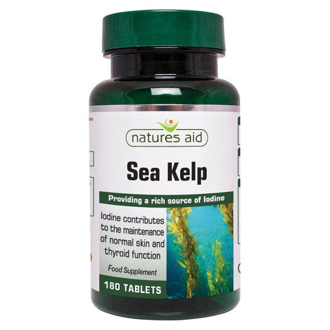 اقراص اعشاب البحر 180 قرص - Natures Aid Kelp Tablets 187mg 180 Tab