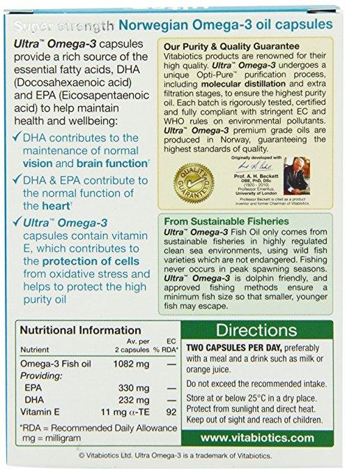 Vitabiotics Ultra Omega-3 – 60 Capsules