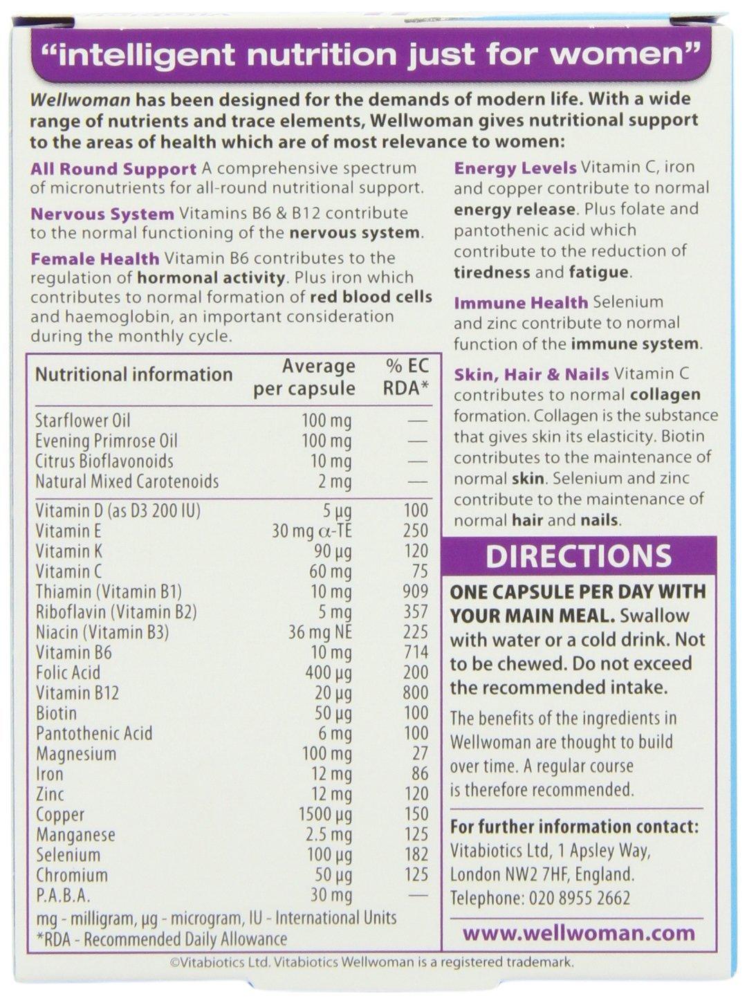 Vitabiotics WellWoman Original 30 Tablets