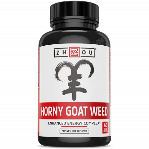 عشبة العنزة 60 كبسولة - Zhou Horny Goat Weed 60 Capsules