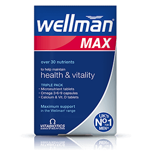 فيتابيوتكس ويل مان ماكس للرجال 84 قرص/كبسوله - Vitabiotics Wellman Max  84 tablets/capsules
