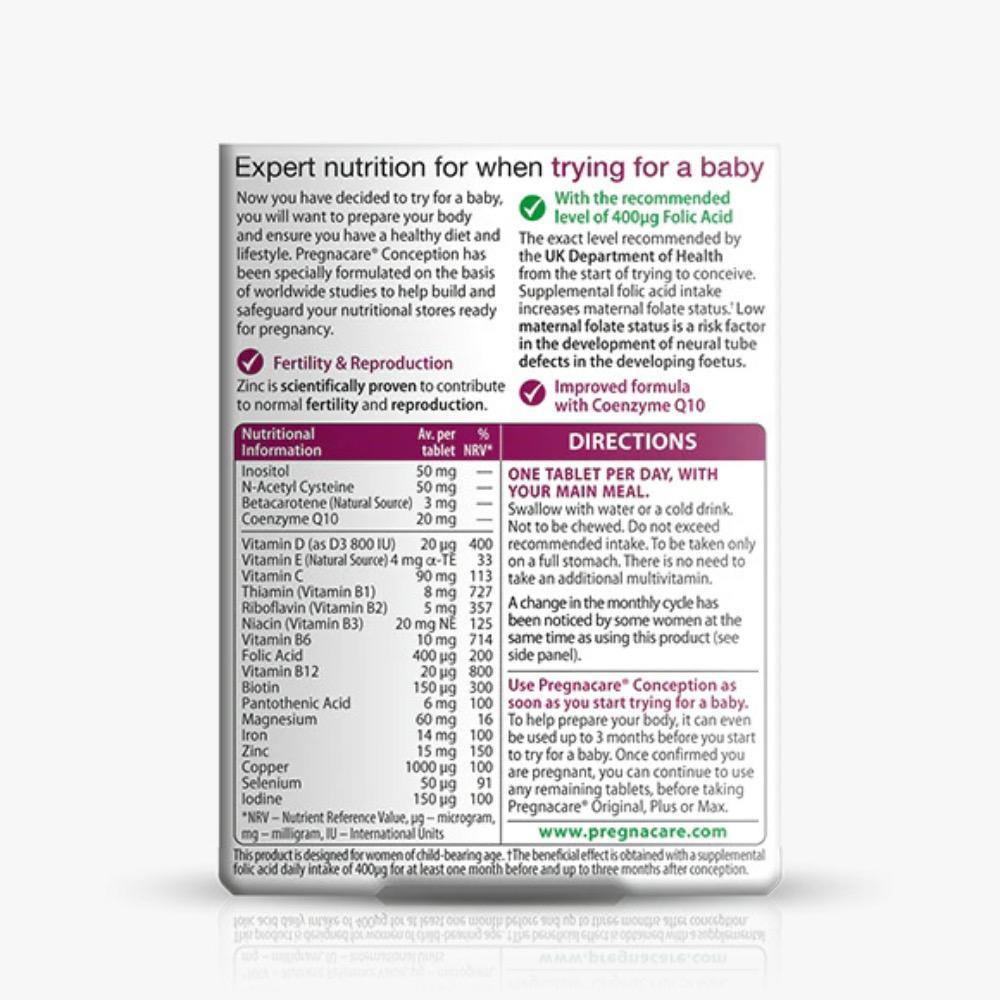Pregnacare Conception – 30 Tablets by Vitabiotics