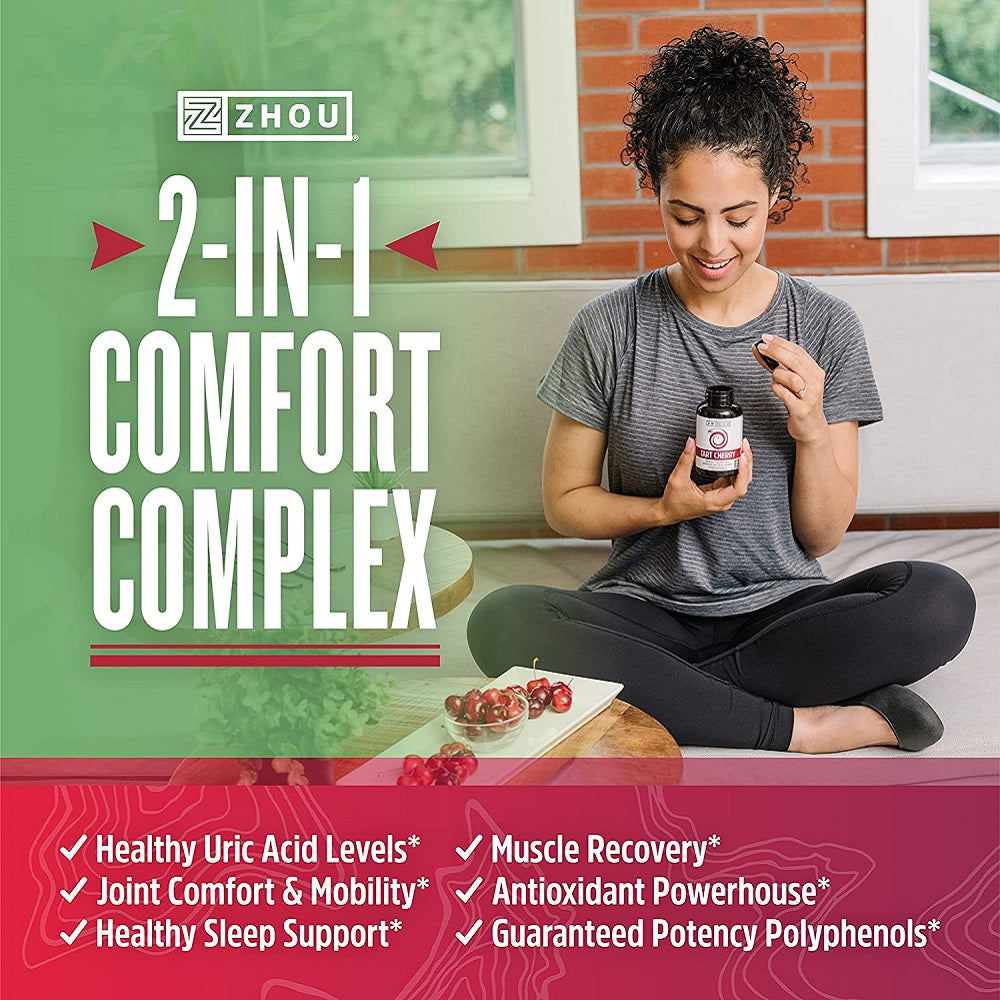 Zhou Tart Cherry with Celery Seed 60 Capsules