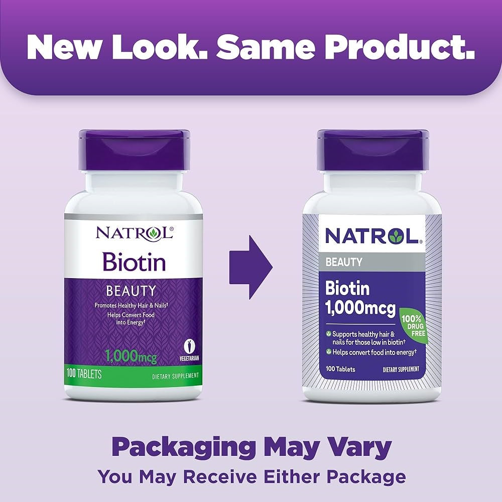 Biotin 1000 Mcg 100 Tab Natrol