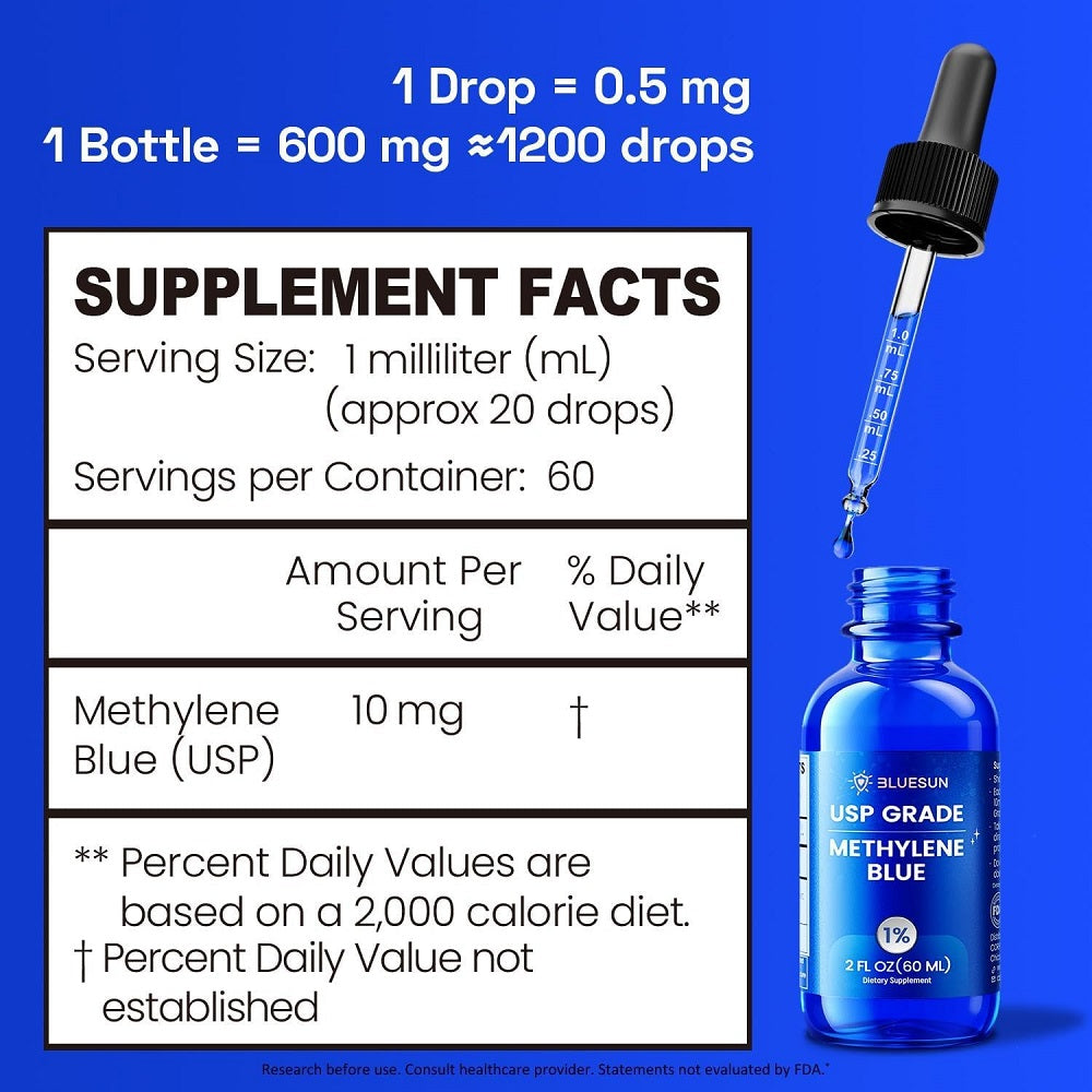 قطرات الميثيلين الأزرق 60 مل – بلوصن