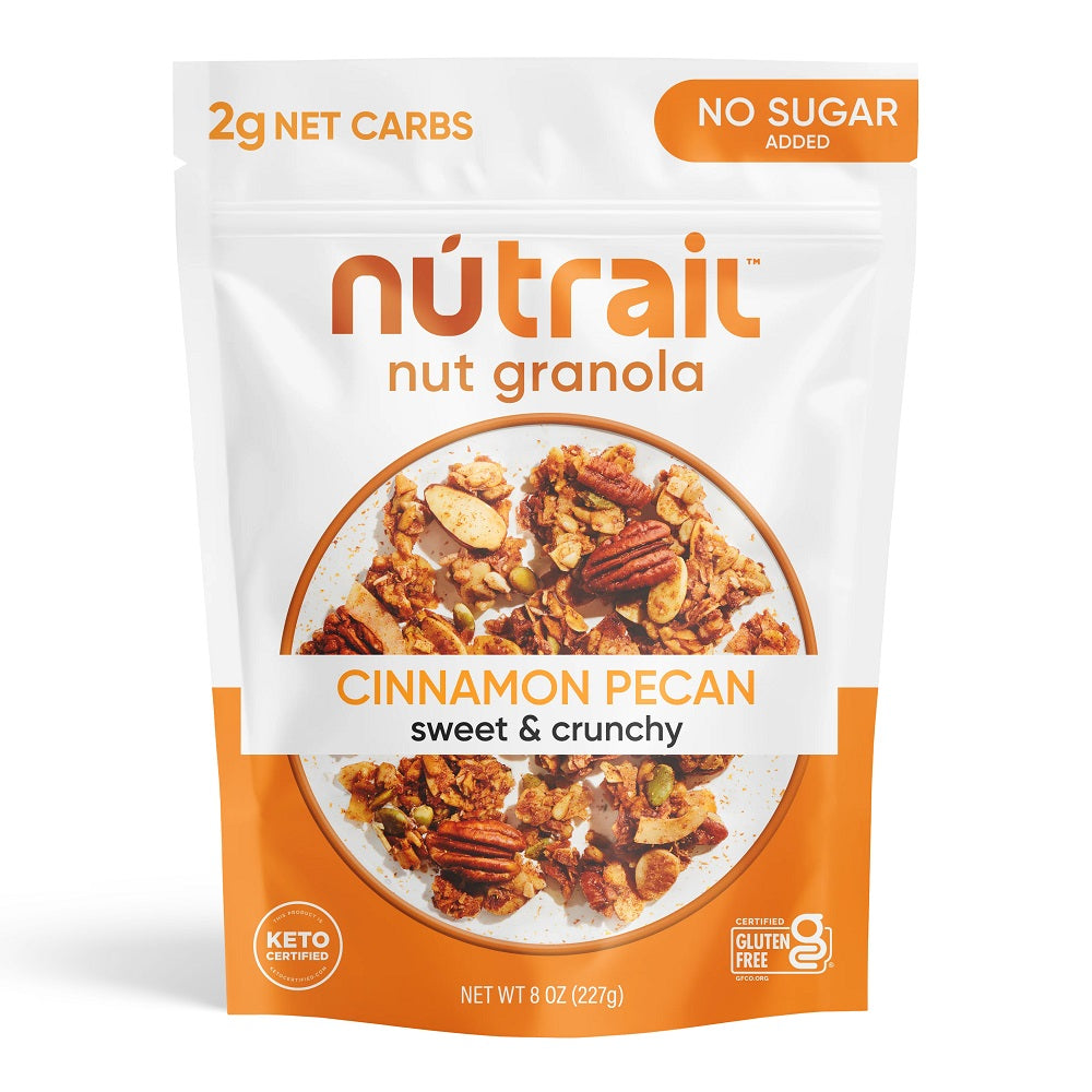 Low Karb Keto Nut Granola Cinnamon Pecan 11 OZ