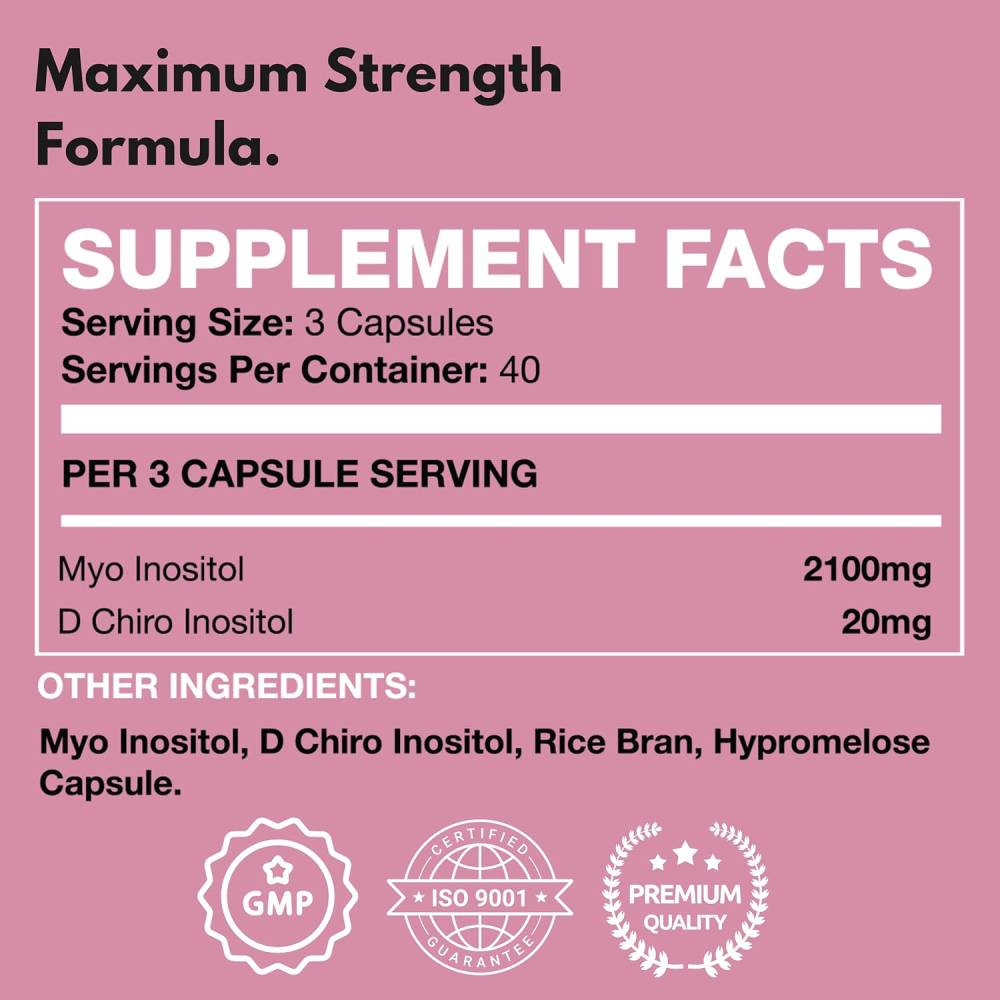 Freak Athletics Myo & D-Chiro Inositol 120 Veg Capsules