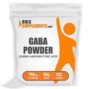 BULKSUPPLEMENTS GABA 750mg - 3.5 oz