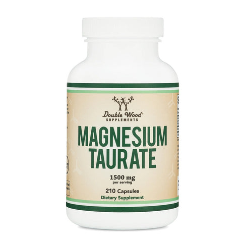 مغنيسيوم تورات 1500 مج 210 كبسولة - Double Wood Magnesium Taurate 1500 mg 210 Capsules