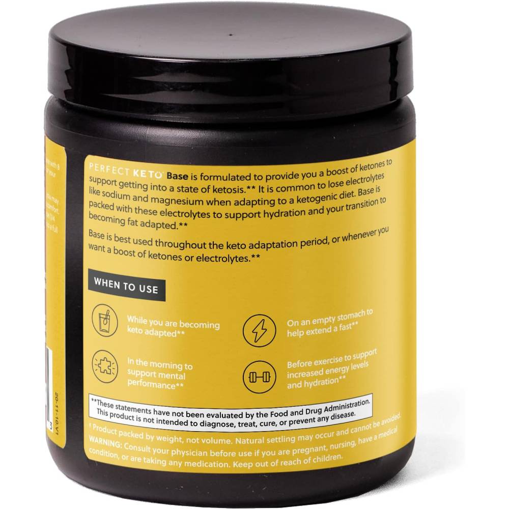 مسحوق الكيتونات الأساسية 243 جم – بيرفكت كيتو