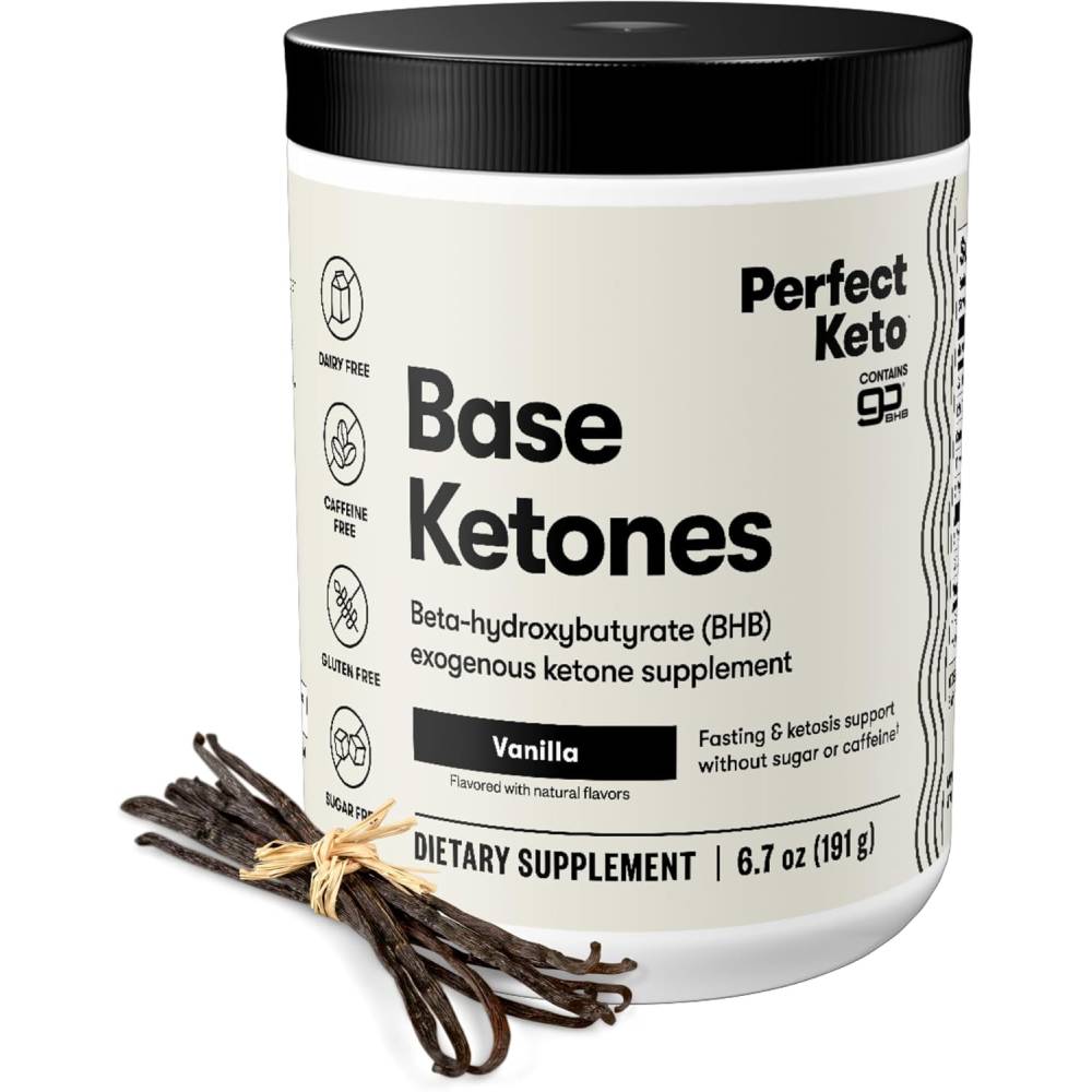 مسحوق الكيتونات الأساسية 243 جم – بيرفكت كيتو