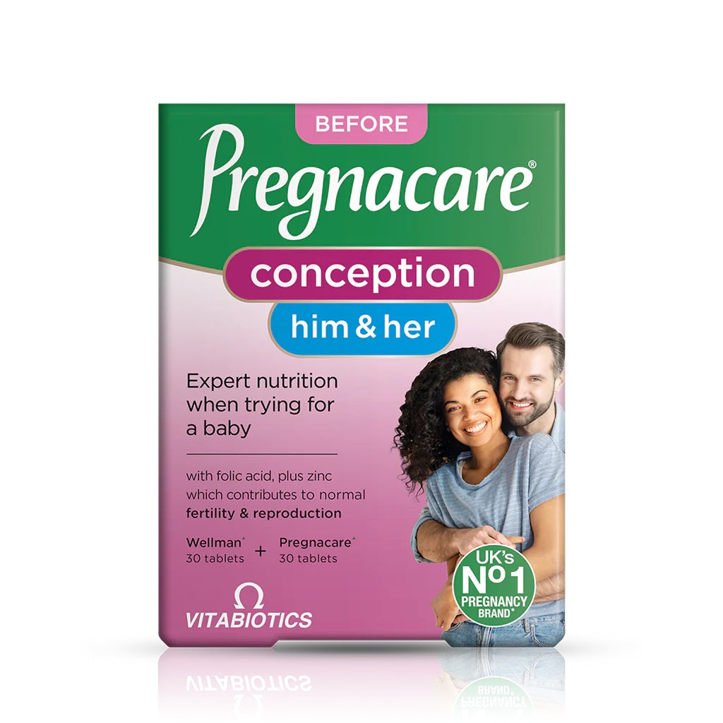 Pregnacare Him & Her Conception – 60 Tablets by Vitabiotics