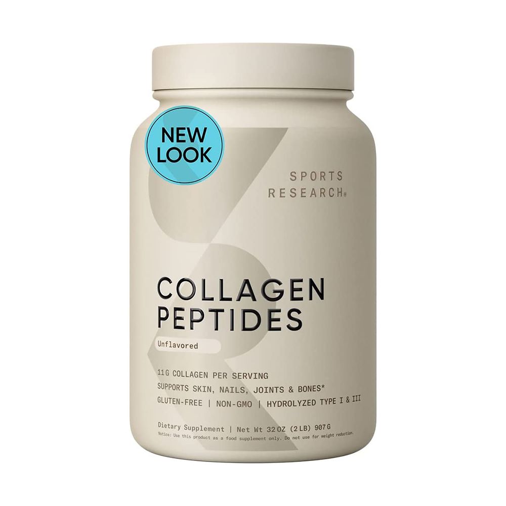 Sports Research Collagen Peptides Powder Unflavored