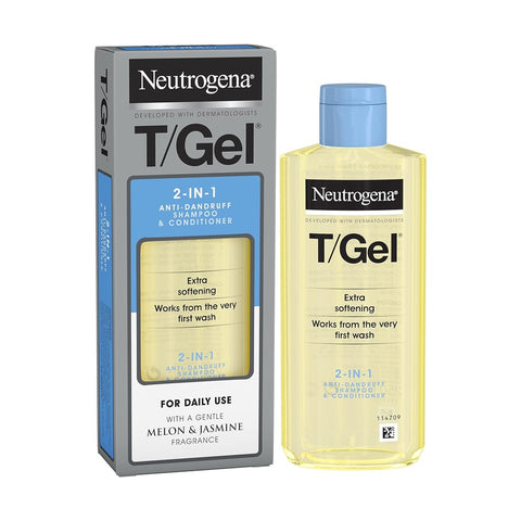شامبو نيتروجينا تي /جل  ضد القشرة - Neutrogena T/Gel 2 in 1 Dandruff Shampoo 250 ml