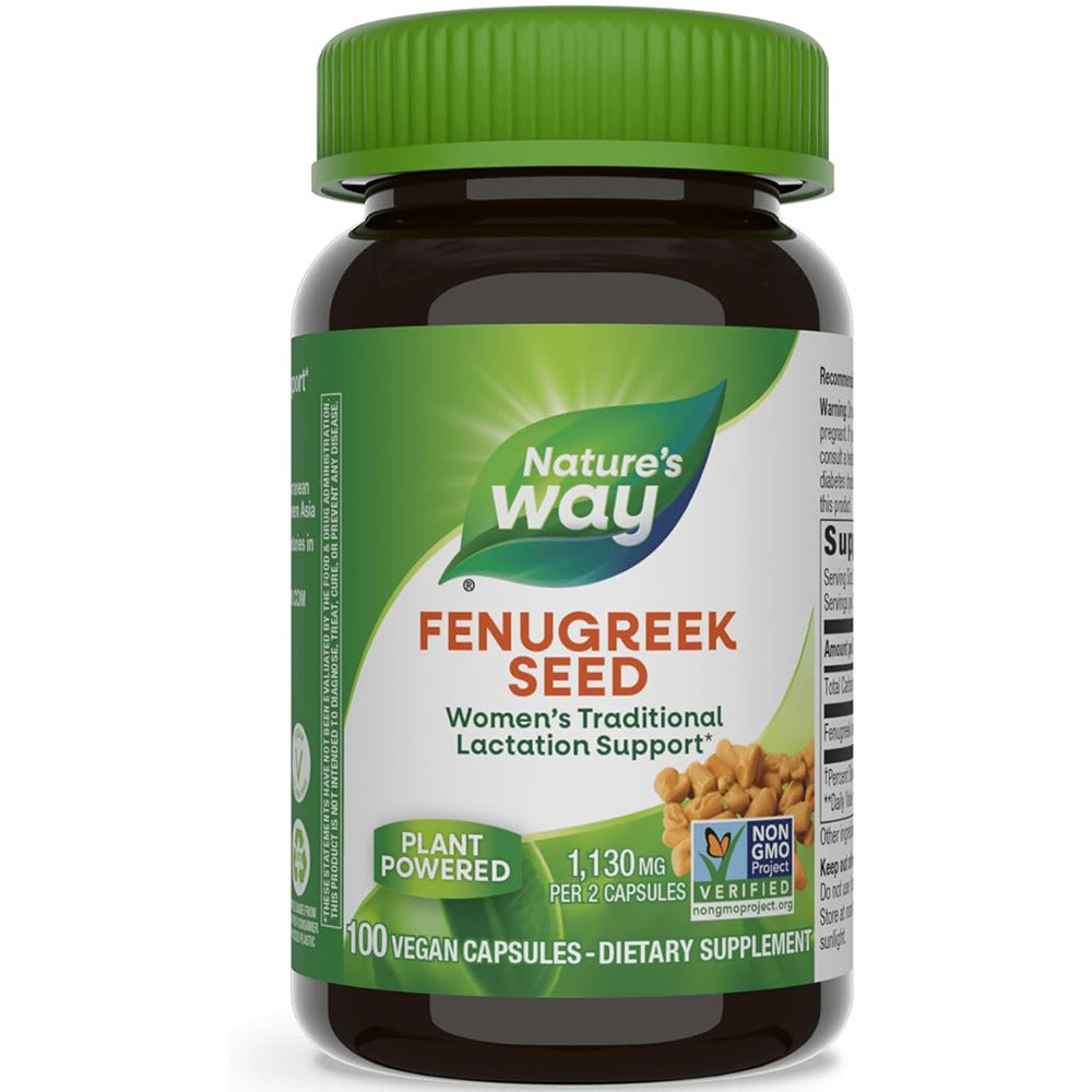 ناتشورز واي فينوجريك 610 مجم  100 كبسوله - Nature's Way Fenugreek Seed