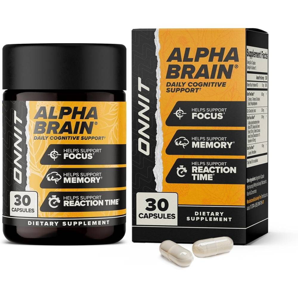 Onnit Alpha Brain – 30 Capsules