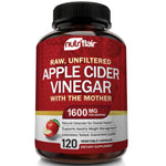 خل التفاح الخام مع الأم 120كبسولة - NutriFlair Apple Cider Vinegar 120 Capsules