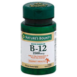 فيتامين ب12 2500 مكجم 75 أقراص سريعة الذوبان - Nature’s Bounty Vitamin B12 2500 mcg 75 Tablets