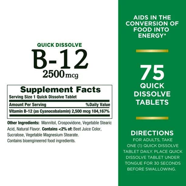 Doctor's Best Fully Active B12 1500mcg 60 Capsules