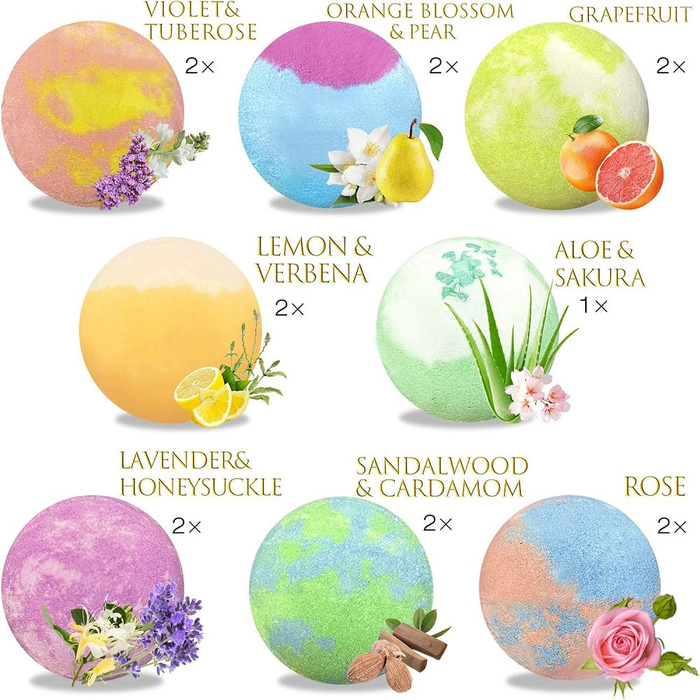 Homasy Bath Bombs Set 12 Pieces