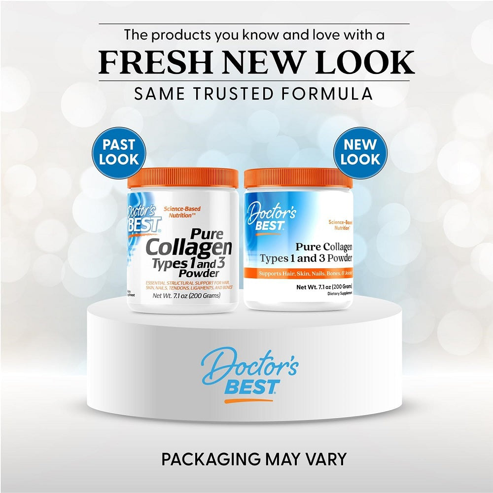 Doctor's Best Pure Collagen Type 1 & 3 Powder 200 g
