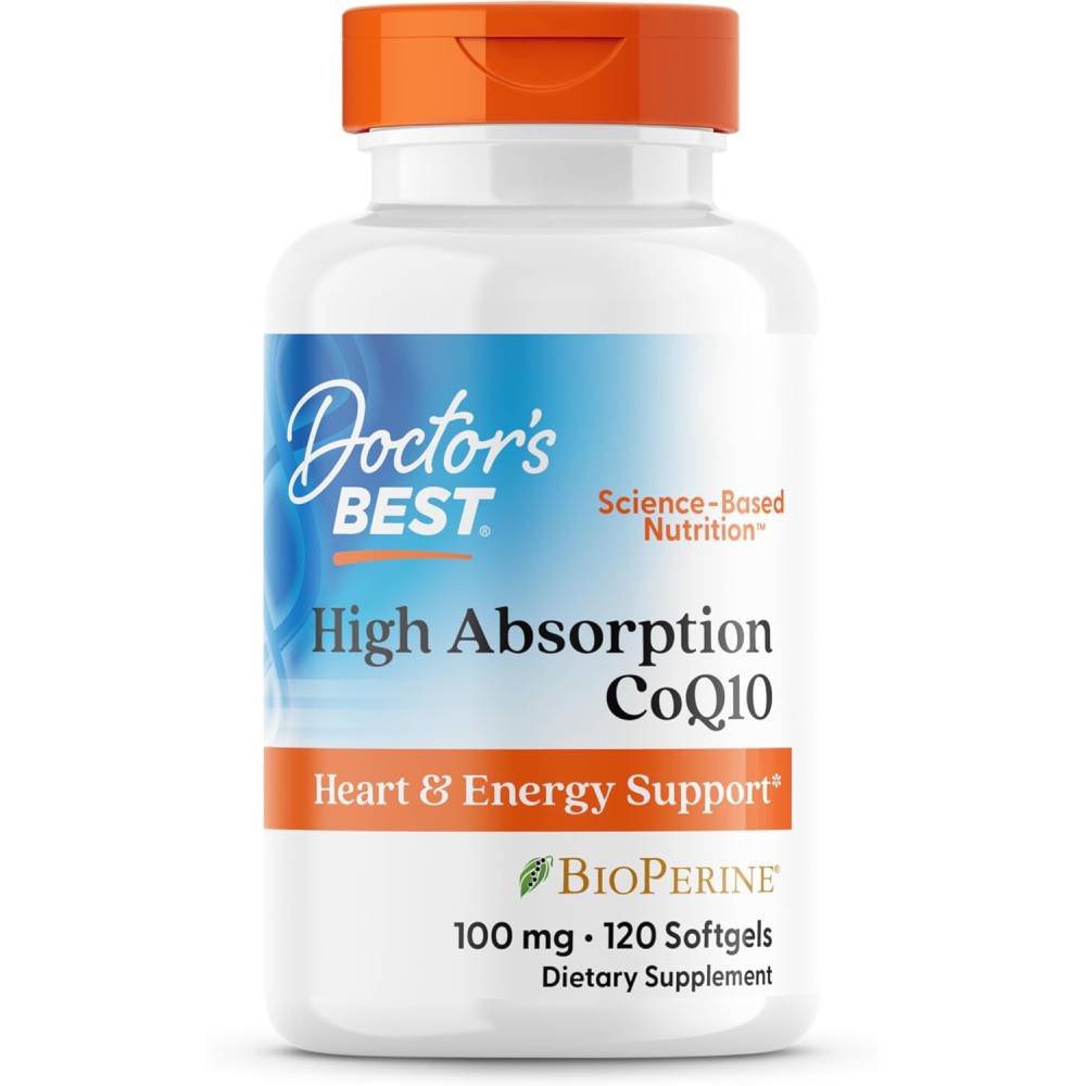 Doctor's Best High Absorption CoQ10 100 mg 120 Capsules