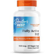 Doctor's Best Fully Active B12 60 Veggie Capsules