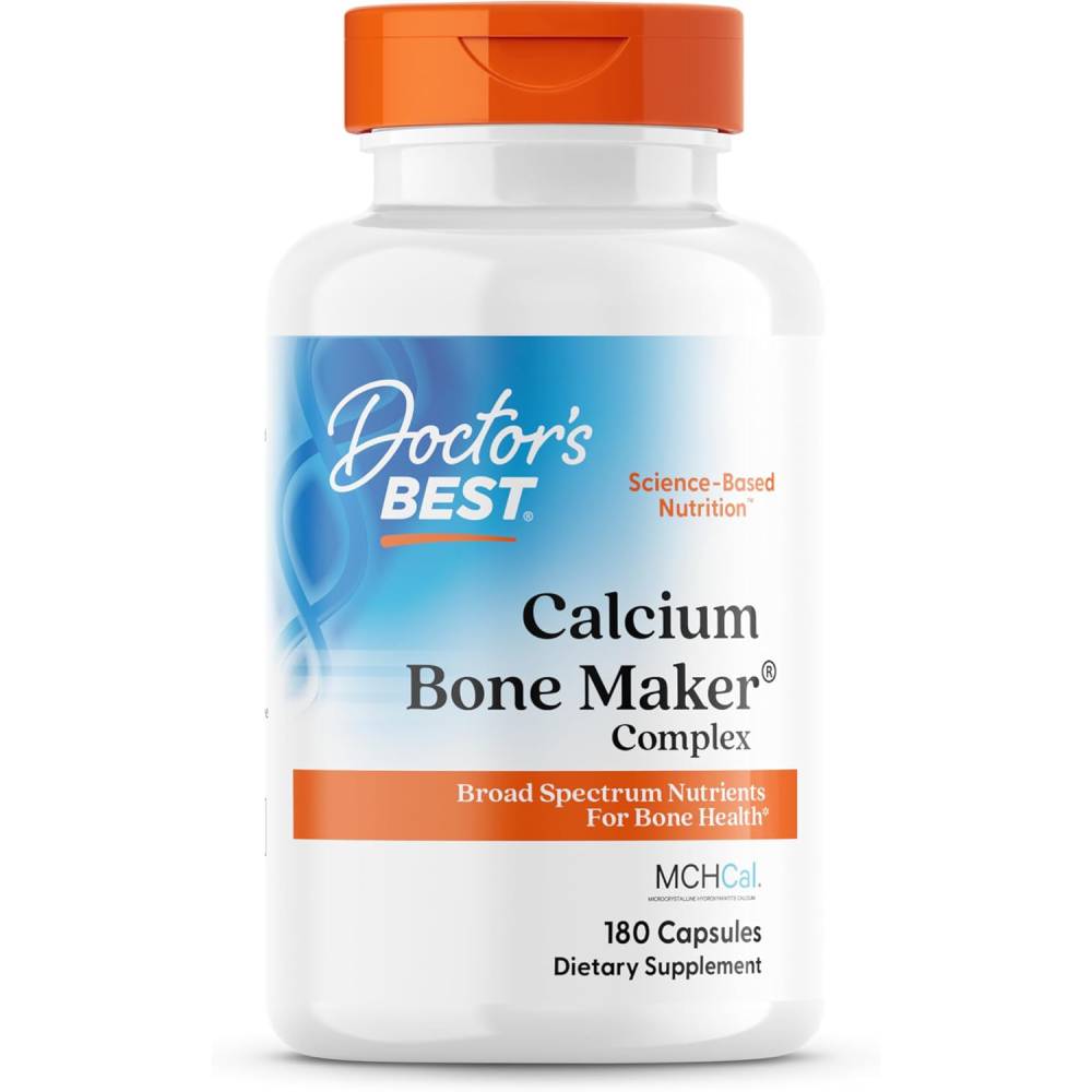 Doctor's Best Bone Maker Calcium Complex – 180 Capsules  