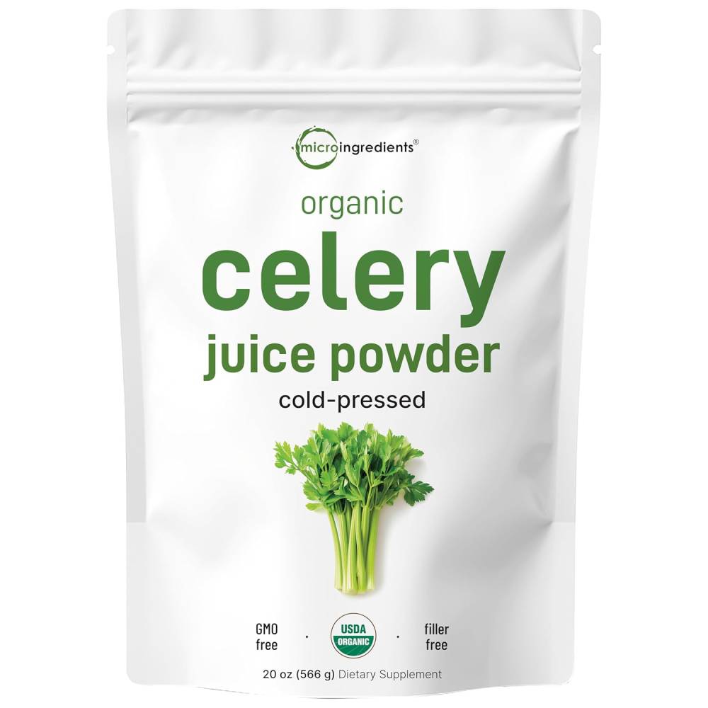 مسحوق عصير الكرفس العضوي 567 جم ميكرو إنجريدينتس