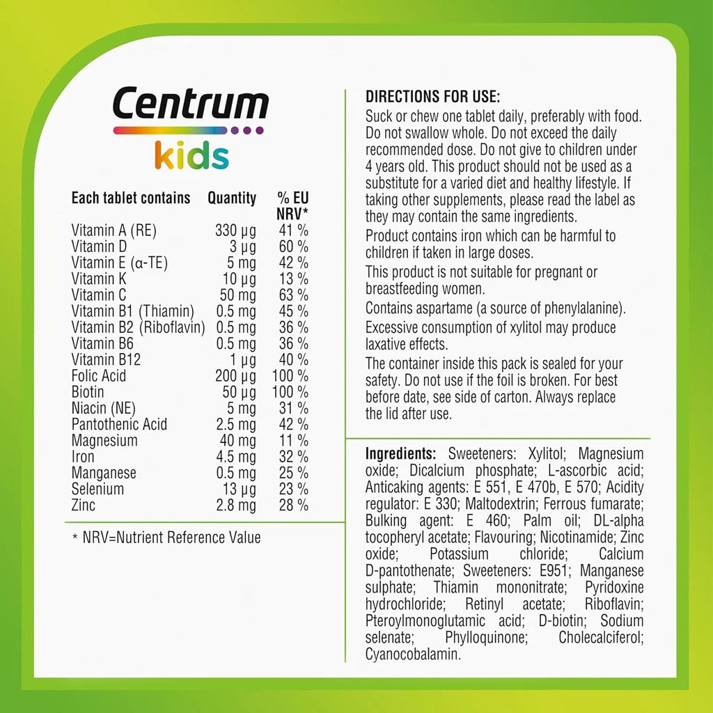 Centrum Kids Multivitamin 30 Chews