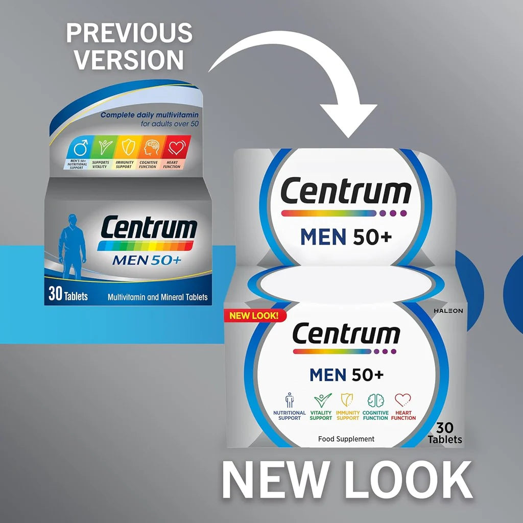 Centrum men 50+ 30 Tablets