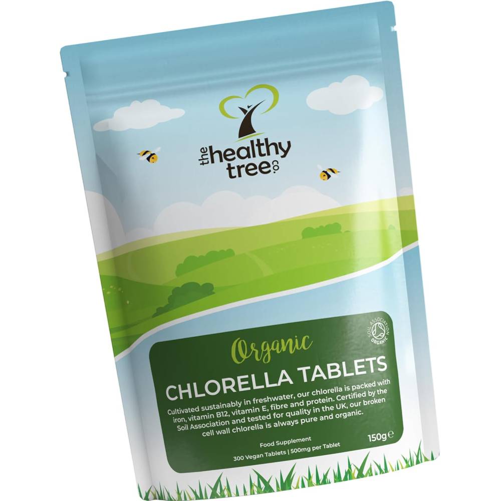 The Healthy Tree Organic Chlorella - 300 Tablets