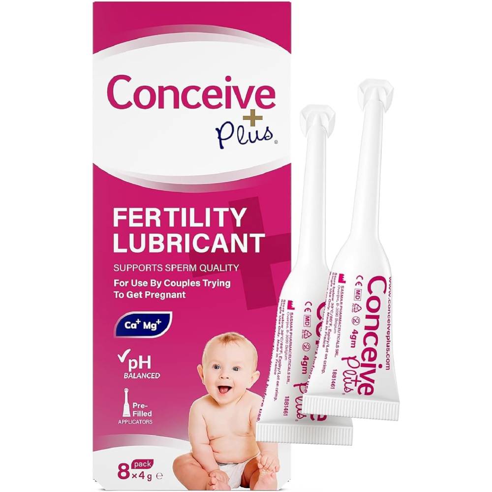 Concieve Plus Personal Lubricant Gel with Magnesium and Calcium 8 x 4g