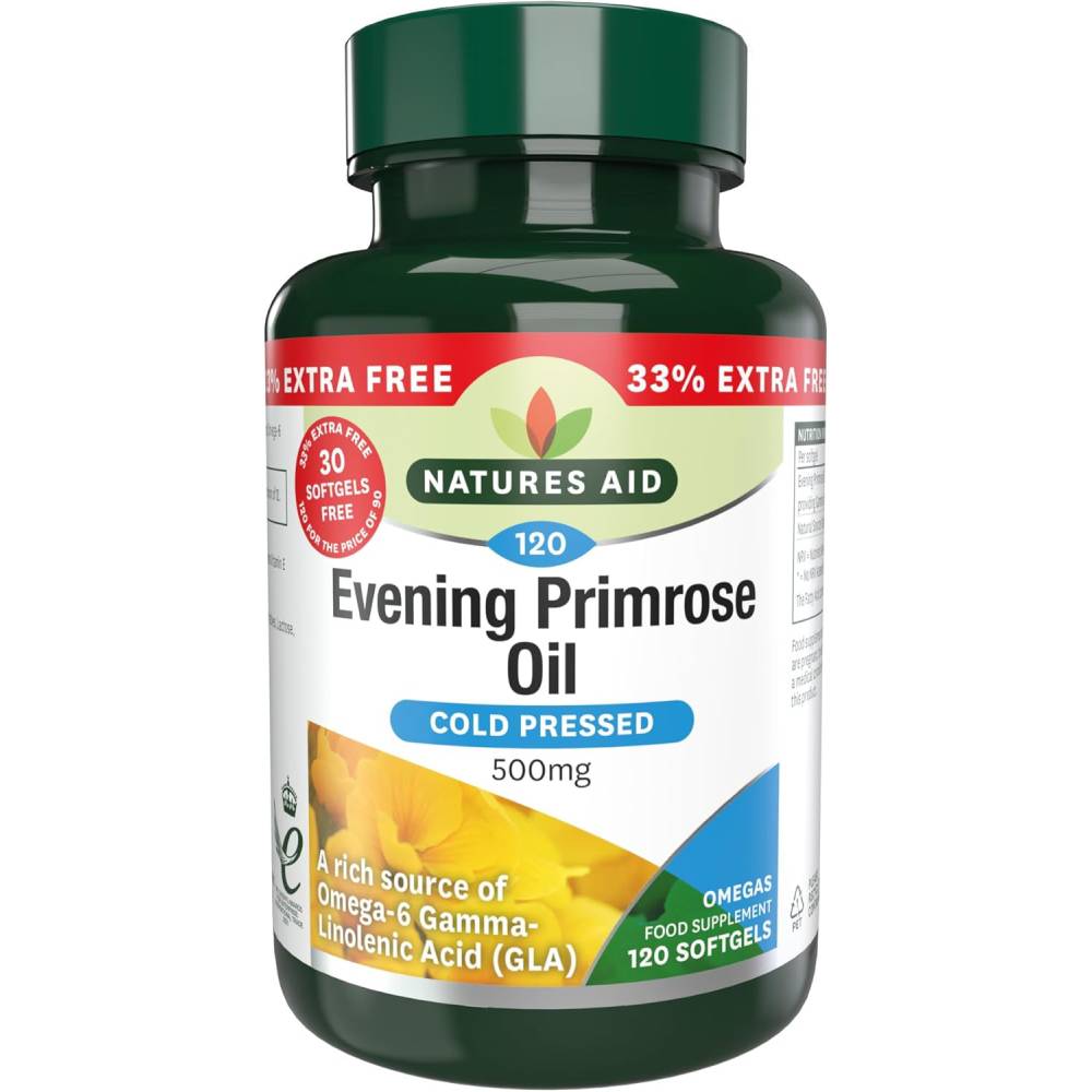 Natures Aid Evening Primrose Oil 1000mg 90 Capsules