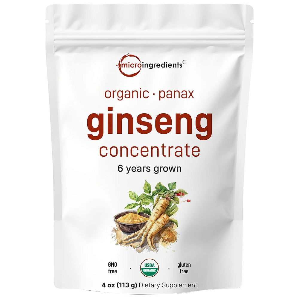 Microingredients Organic Korean Ginseng Powder 113 gm