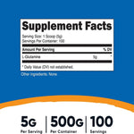 إل جلوتامين مسحوق 500 جرام - Nutricost L-Glutamine Powder (500 Grams) Unflavored