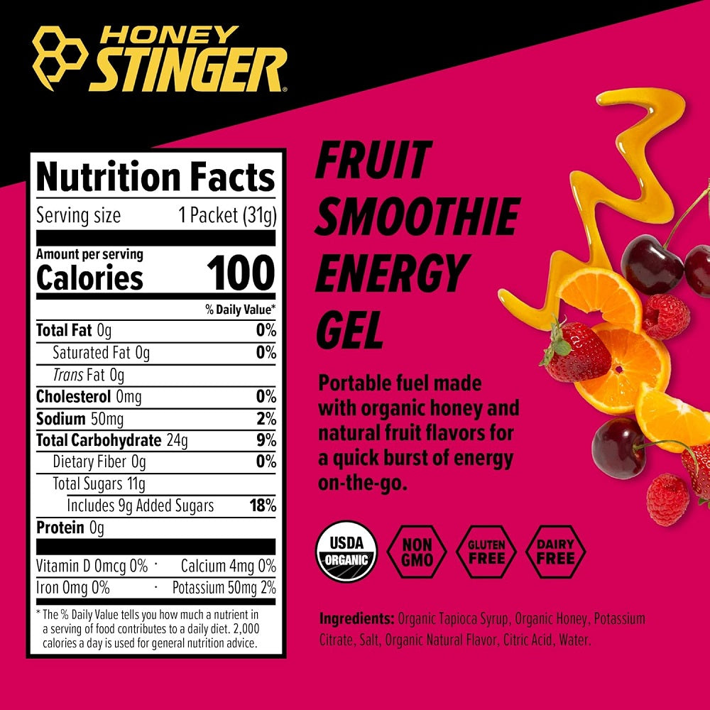 Honey Stinger Energy Gel Honey Variety Pack 10 Sachets