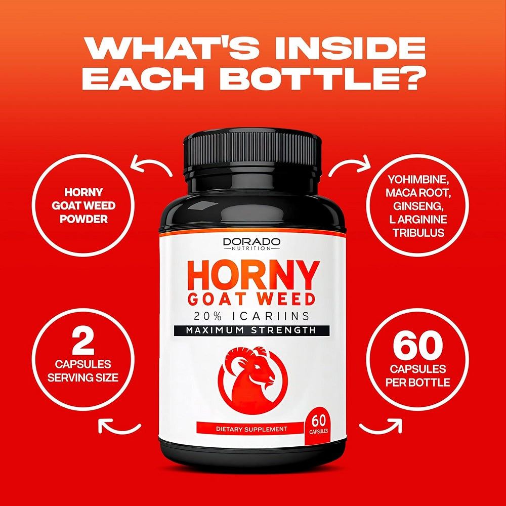 Dorado Horny Goat Weed for Men 60 Capsules