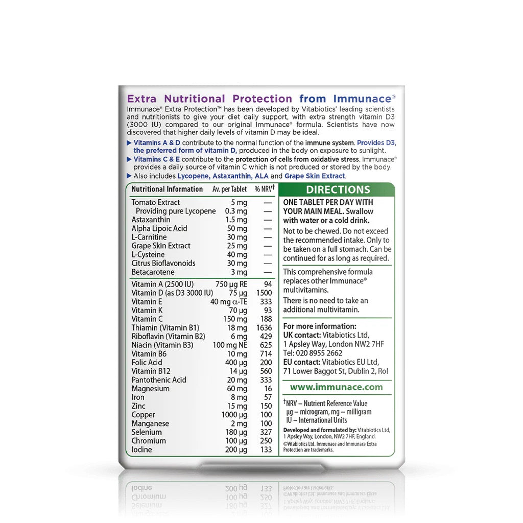 Immunace Extra - 30 Tablets by Vitabiotics  