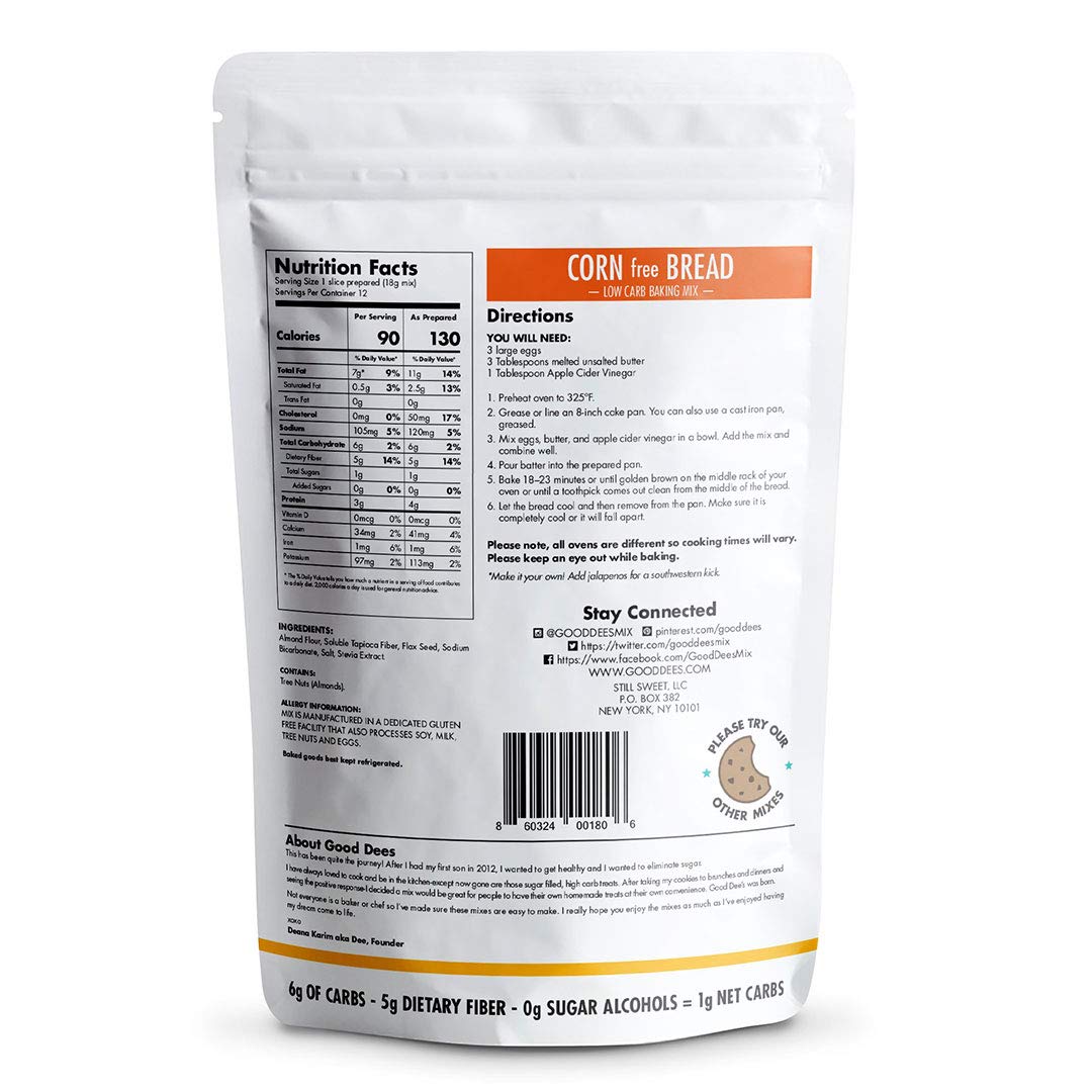 Good Dee's Corn Free Bread Mix 211 Gm