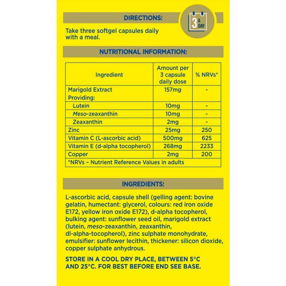 MacuShield Gold 30-Day Supply Capsules
