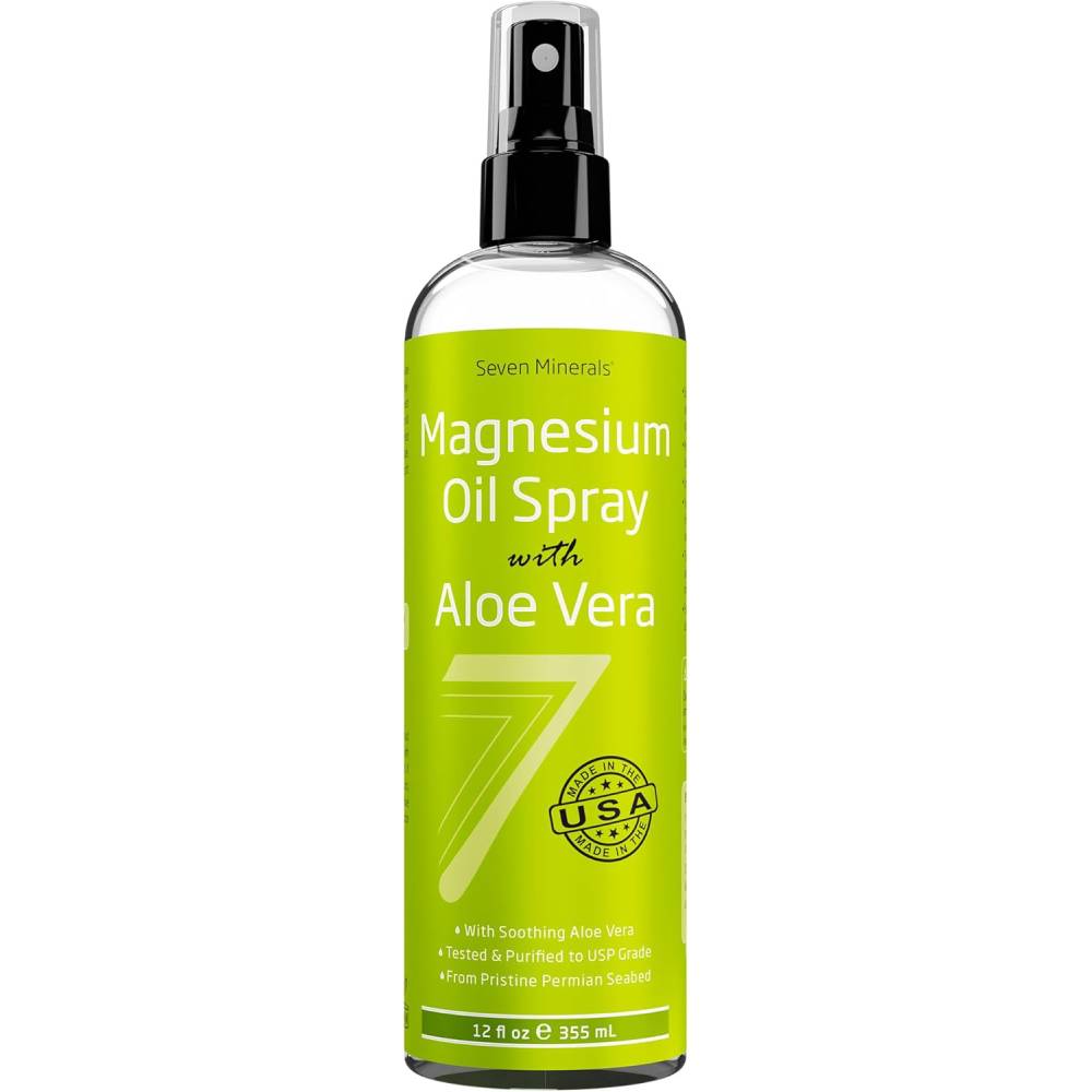 Seven Minerals Magnesium Oil with Aloe Vera Spray 355ml
 