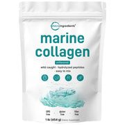Microingredients Marine Collagen Peptides Powder 454 g